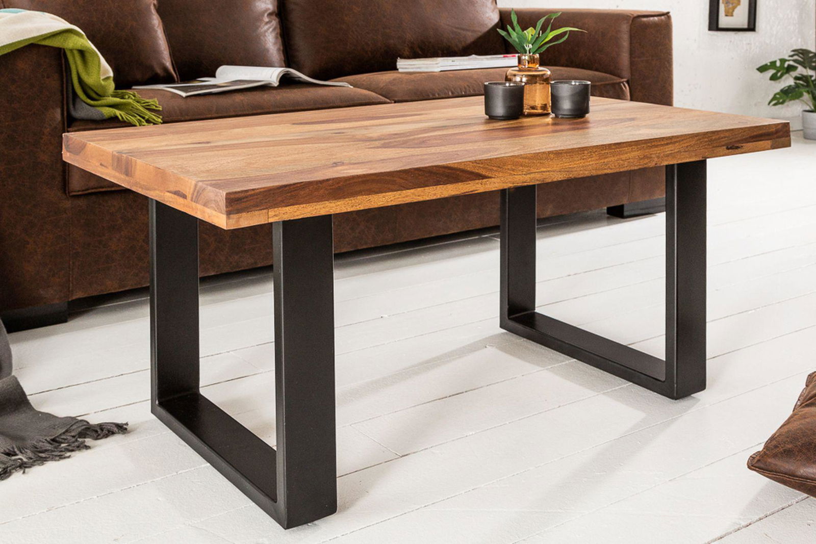 Stolik kawowy IRON CRAFT Sheesham 100 cm / 39871 / INVICTA INTERIOR