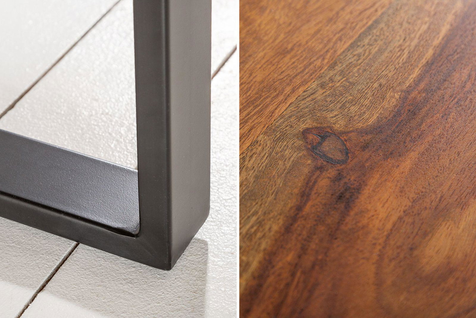 Stolik kawowy IRON CRAFT Sheesham 100 cm / 39871 / INVICTA INTERIOR