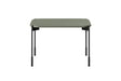 Stolik kawowy prostokątny Sonatia na metalowych nogach 60 cm - oliwka