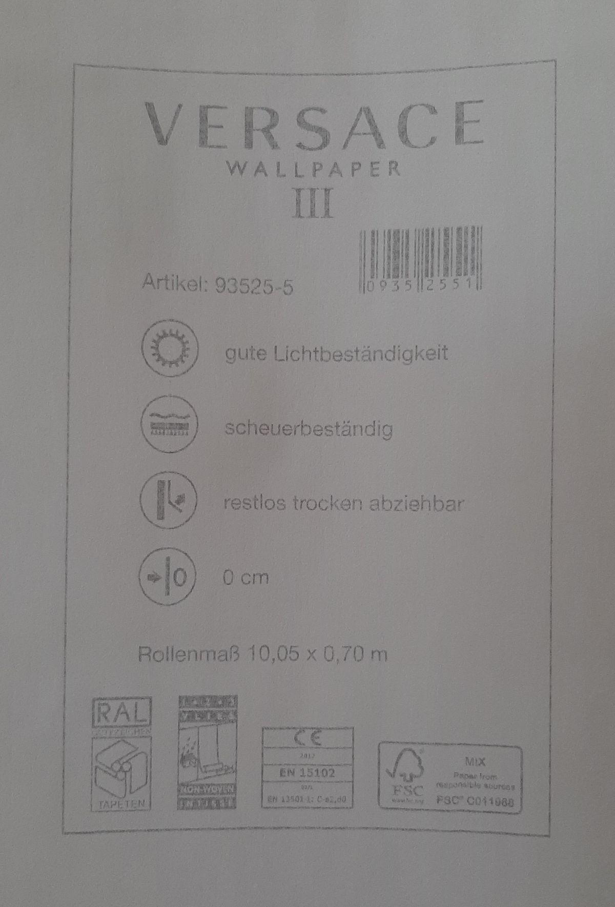 TAPETA VERSACE GREEK / 935255