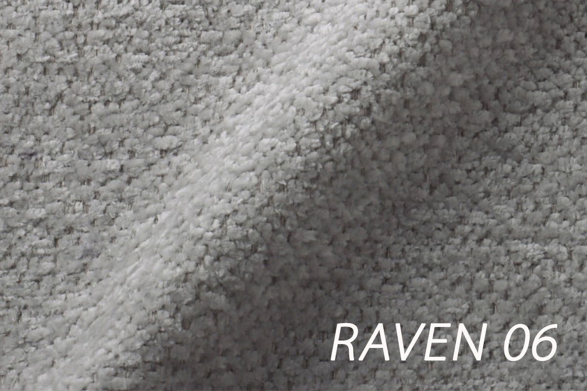 Tapicerowane łóżko sypialniane Nicole - 120x200, Raven 06/nogi czarne