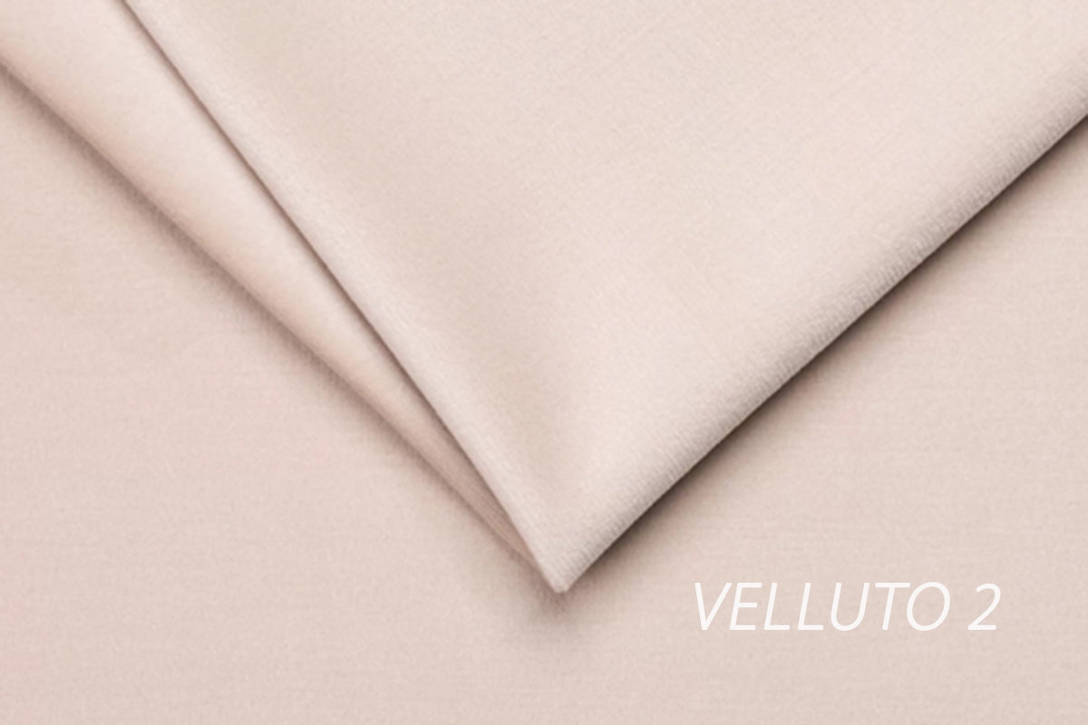 Tapicerowane łóżko sypialniane Nicole - 180x200, Velutto 2/nogi czarne