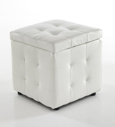 WŁOSKA PUFA DADO BIAŁA / 1975 / TM