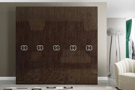 WŁOSKA SZAFA PRESTIGE UMBER BIRCH 5 DRZWIOWA / STATUS ITALY