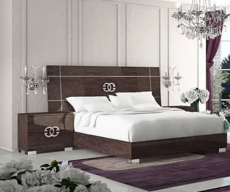 WŁOSKA SZAFKA NOCNA PRESTIGE UMBER BIRCH / STATUS ITALY