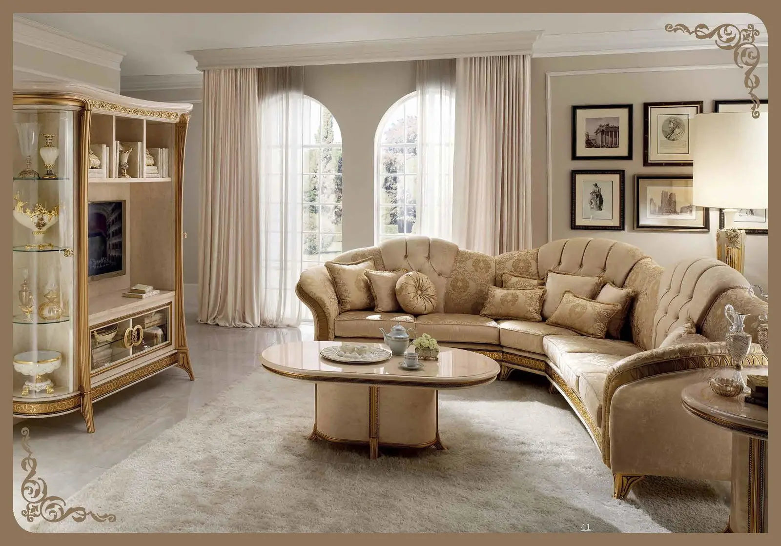 WŁOSKA WITRYNA 1 DRZWIOWA MELODIA ARREDOCLASSIC