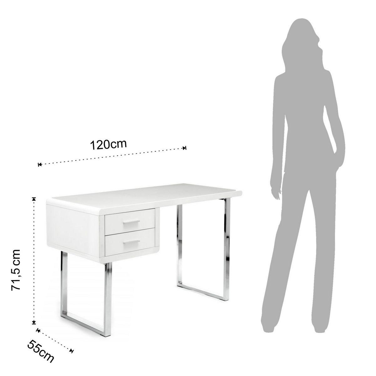 WŁOSKIE BIURKO VEGA BIAŁE / 4669 /TM