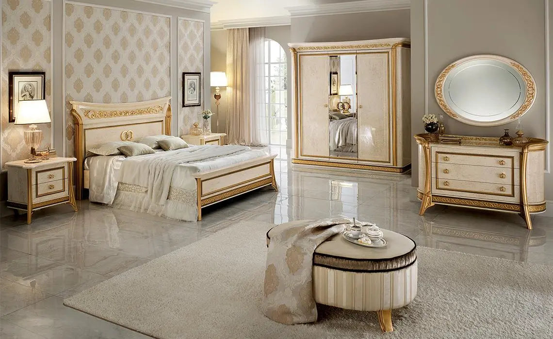WŁOSKIE ŁÓŻKO KING SIZE MELODIA 180/200x200 cm ARREDOCLASSIC