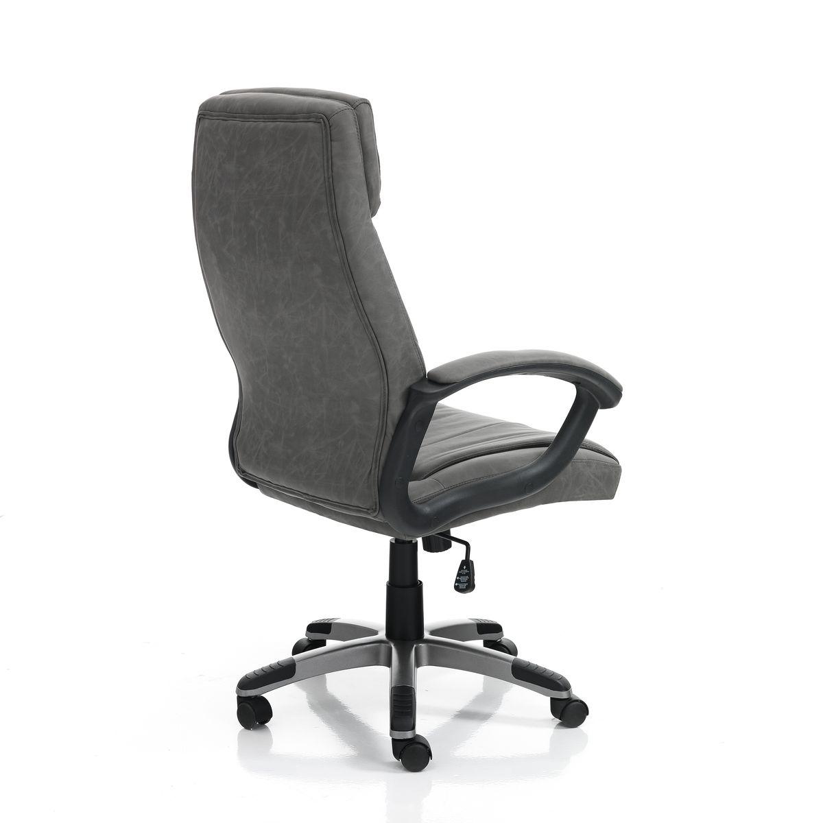 WŁOSKI FOTEL BIUROWY RYE SZARY / 4083 / TM