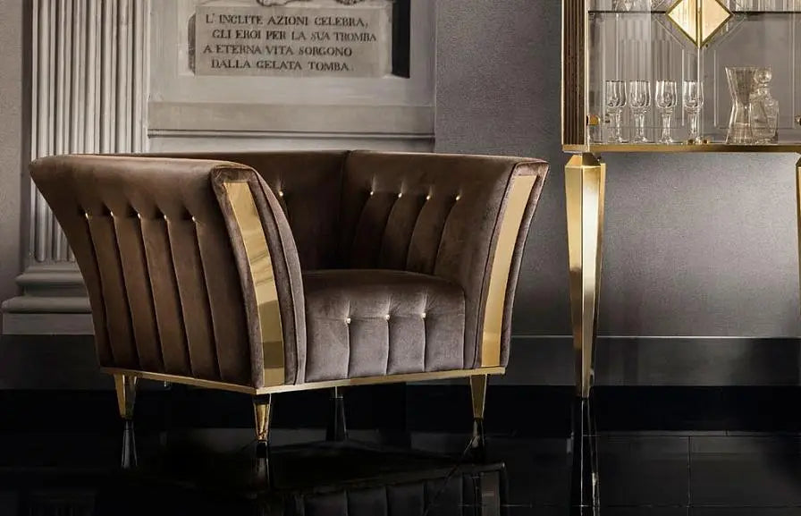 WŁOSKI FOTEL DIAMANTE 122 CM / ARREDOCLASSIC ADORA ARREDOCLASSIC