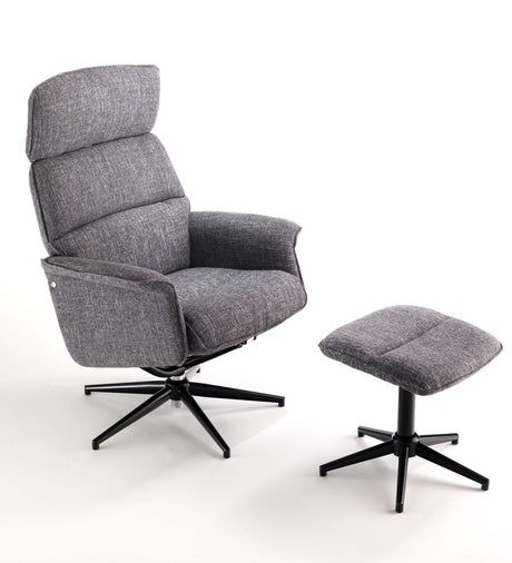 WŁOSKI FOTEL OBROTOWY CLARA S&P Z PODNÓŻKIEM / 2450 / TM