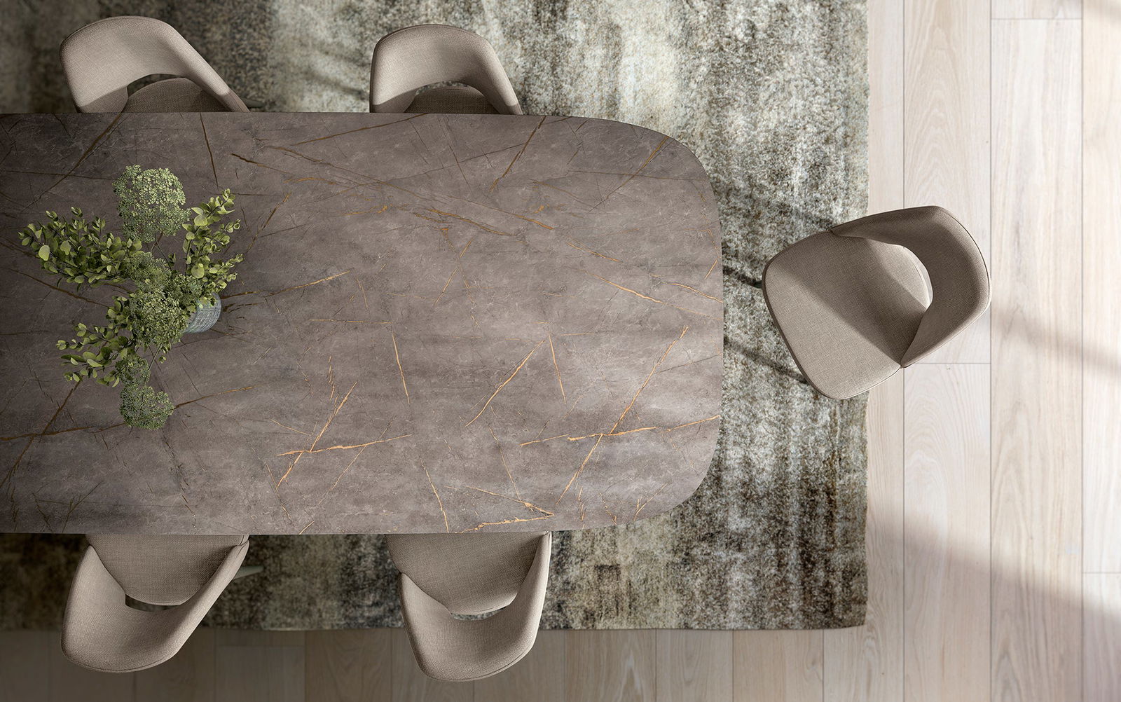 WŁOSKI NOWOCZESNY STOLIK HEXAGON 120 CM / STATUS ITALY