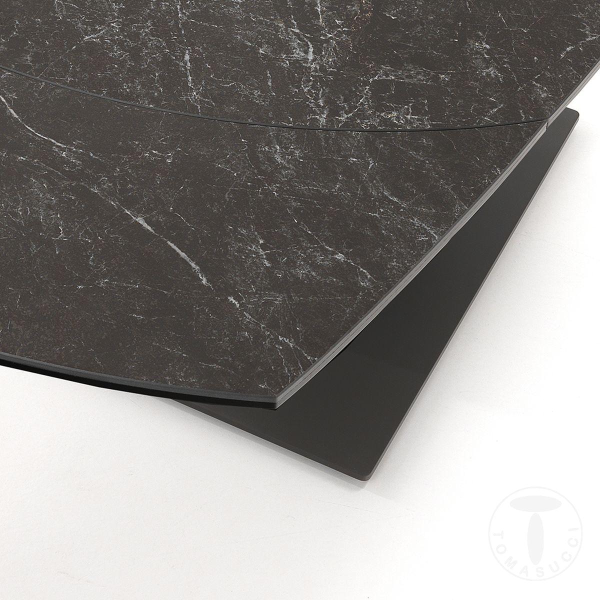 WŁOSKI STÓŁ ROZKŁADANY MARBLE - A ( 120-180 CM ) / 4235/ TM