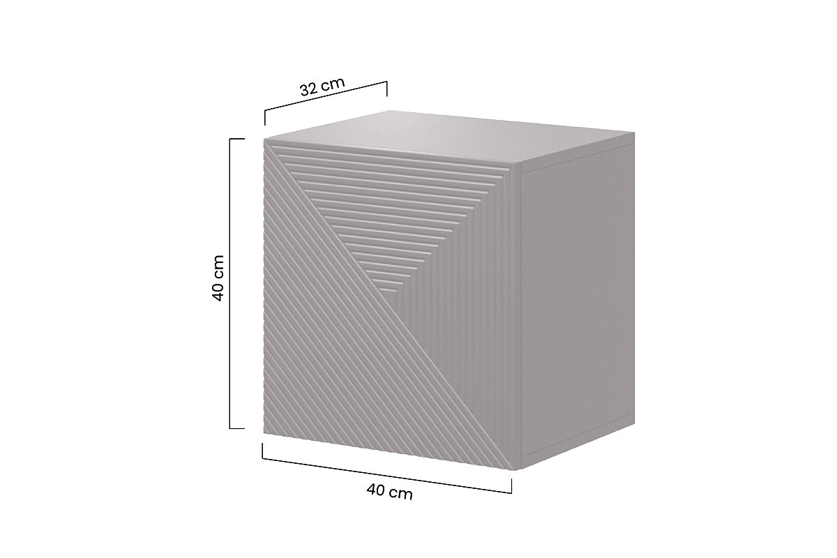 Wisząca szafka Asha 40 cm - biały mat