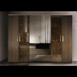 Włoska nowoczesna szafa Essenza 6 drzwiowa 286 CM / ARREDOCLASSIC ADORA