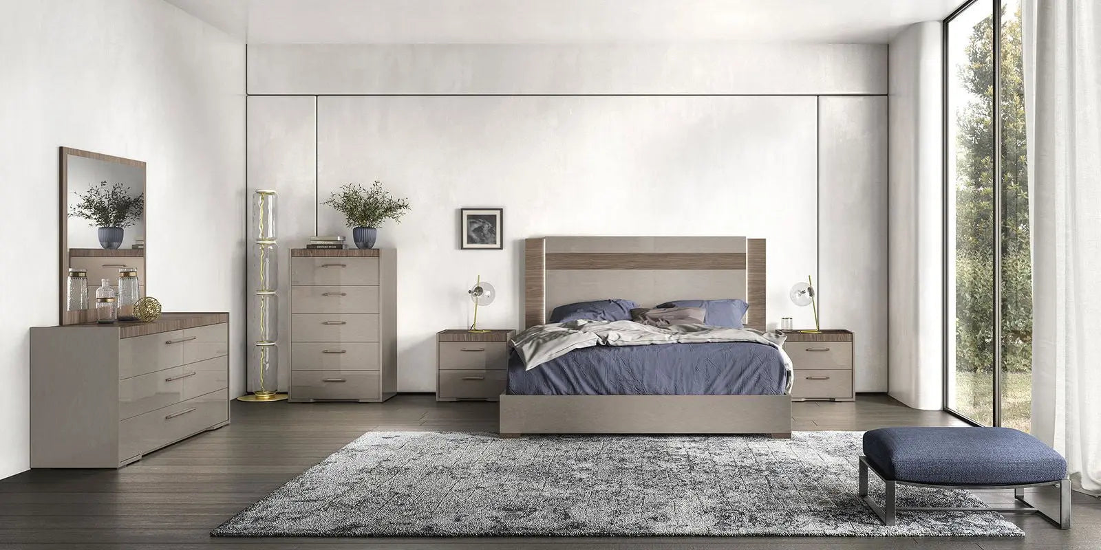 Włoska szafa 5 drzwiowa Nora Status Italy