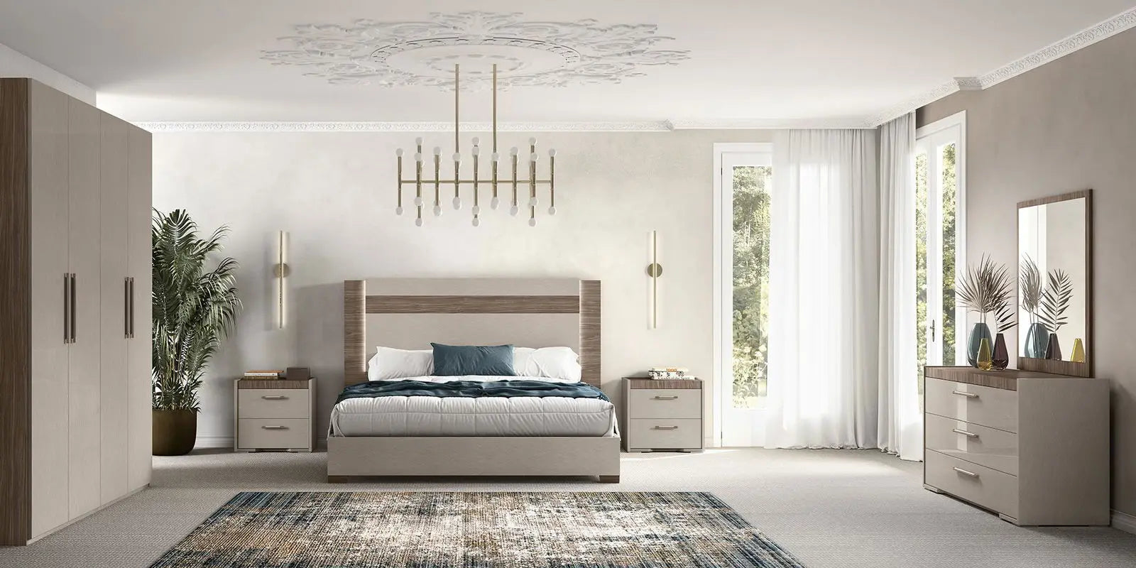 Włoska szafa 5 drzwiowa Nora Status Italy