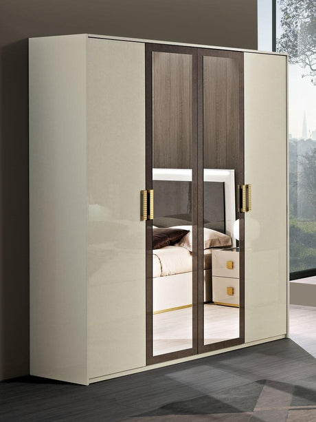 WŁOSKA SZAFA GABRIELLE 4 DRZWI 190 CM / ACCA DESIGN -  Meblowy Sklep Internetowy Inventio