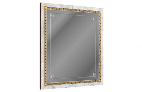 Włoskie lustro Arredoclassic Romantica ze złotymi zdobieniami w stylu włoskim