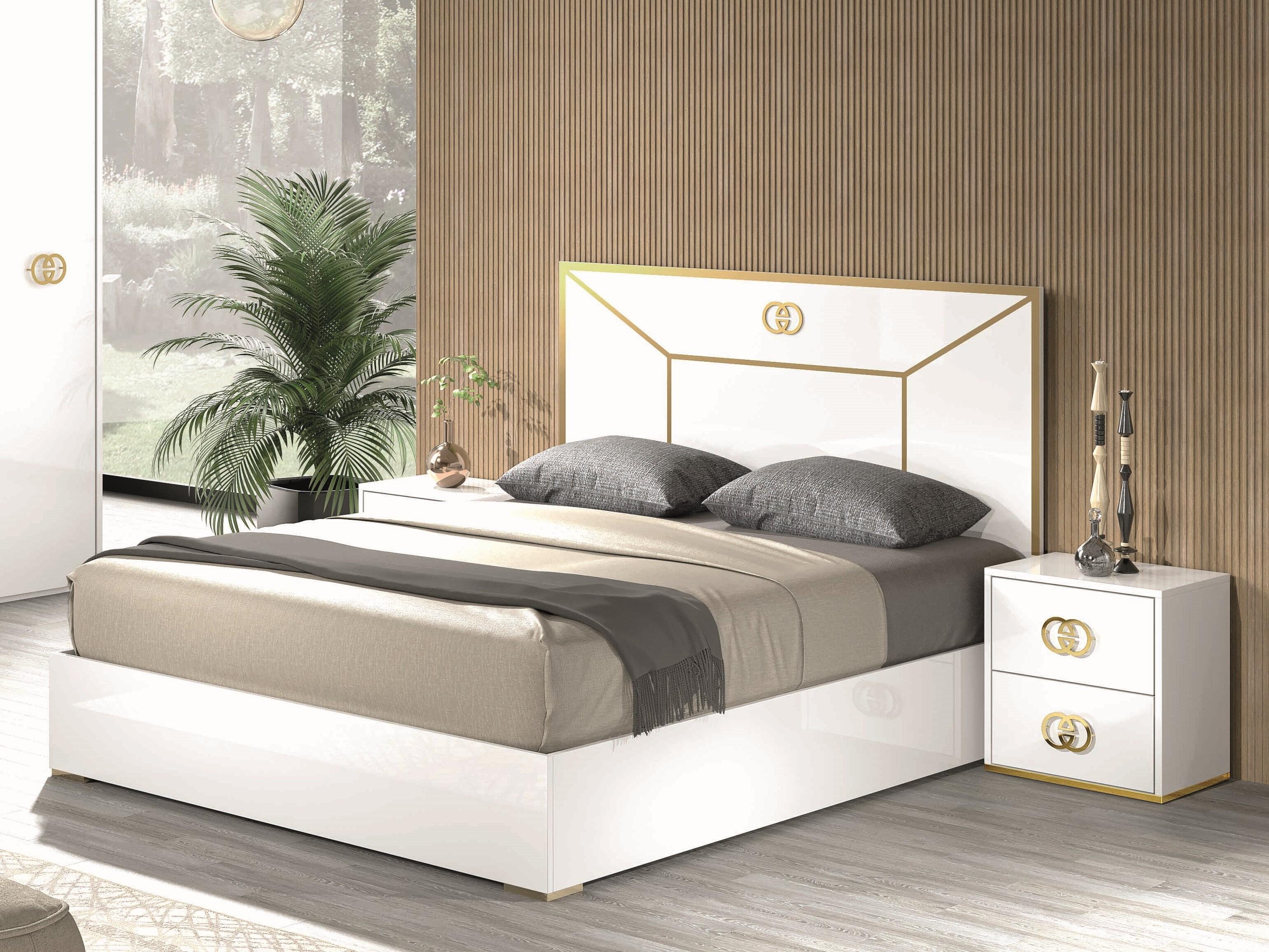 WŁOSKIE ŁÓŻKO VOGUE 150 CM / ACCA DESIGN - Meblowy Sklep Internetowy Inventio