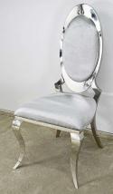 Krzesło Modern silver grey