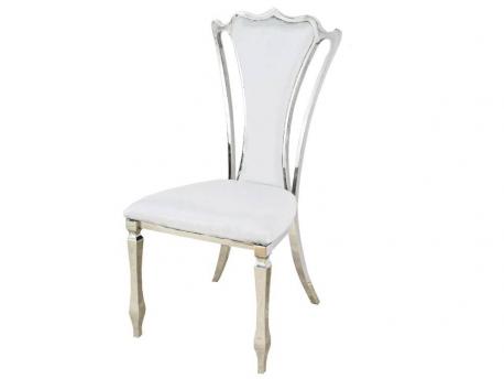 Krzesło Empire Silver White