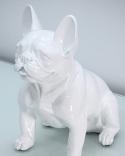Figura buldog francuski biały