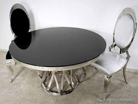 Krzesło Modern silver black