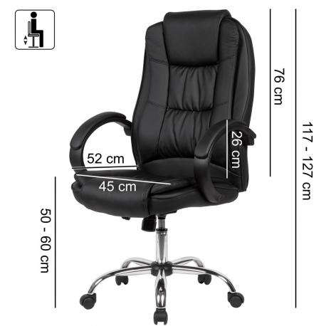 fotel biurowy amstyle SPM1.407
