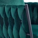 AVATAR 2 fotel wypoczynkowy ciemny zielony/ czarny (1p2szt)