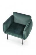 BRASIL fotel wypoczynkowy ciemny zielony/ czarny (1p1szt)