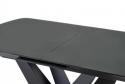 PATRIZIO stół rozkładany blat - ciemny popiel, noga - czarny (2p1szt)