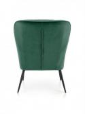 VERDON fotel wypoczynkowy ciemny zielony (1p1szt)