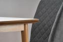BARRET stół kolor blat - biały mat, nogi - dąb lefkas (90-190x80x75 cm) (1p1szt)