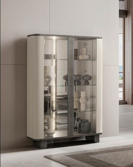 WŁOSKA WIRTYNA 2 DRZWIOWA PERLA 127 CM / ARREDOCLASSIC