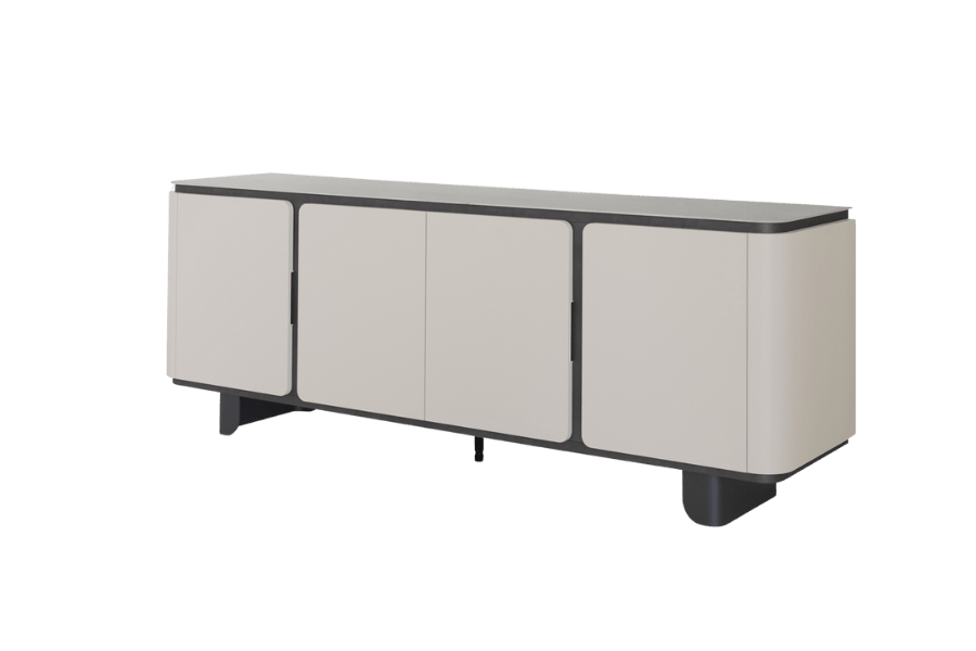 WŁOSKA KOMODA 4 DRZWIOWA PERLA 220 CM / ARREDOCLASSIC