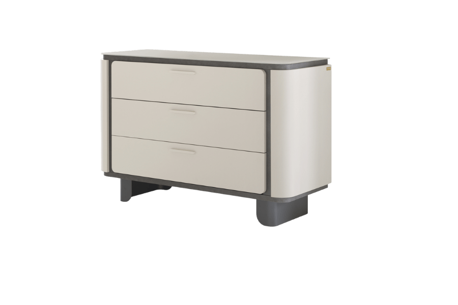 WŁOSKA KOMODA 3 SZUFLADOWA PERLA 135 CM / ARREDOCLASSIC