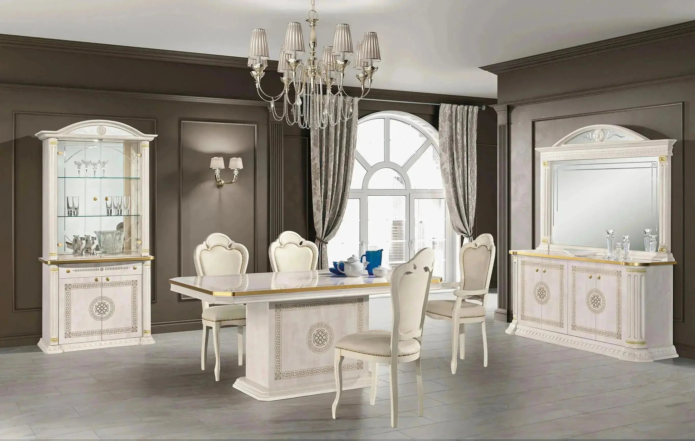 WŁOSKI NOWOCZESNY STÓŁ ROZKŁADANY AURORA BEŻOWY 185 (230) CM  / ACCA DESIGN ACCA DESIGN