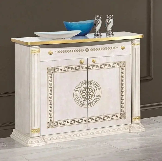 WŁOSKA NOWOCZESNA KOMODA AURORA BEŻOWA 2 DRZWIOWA  / ACCA DESIGN ACCA DESIGN
