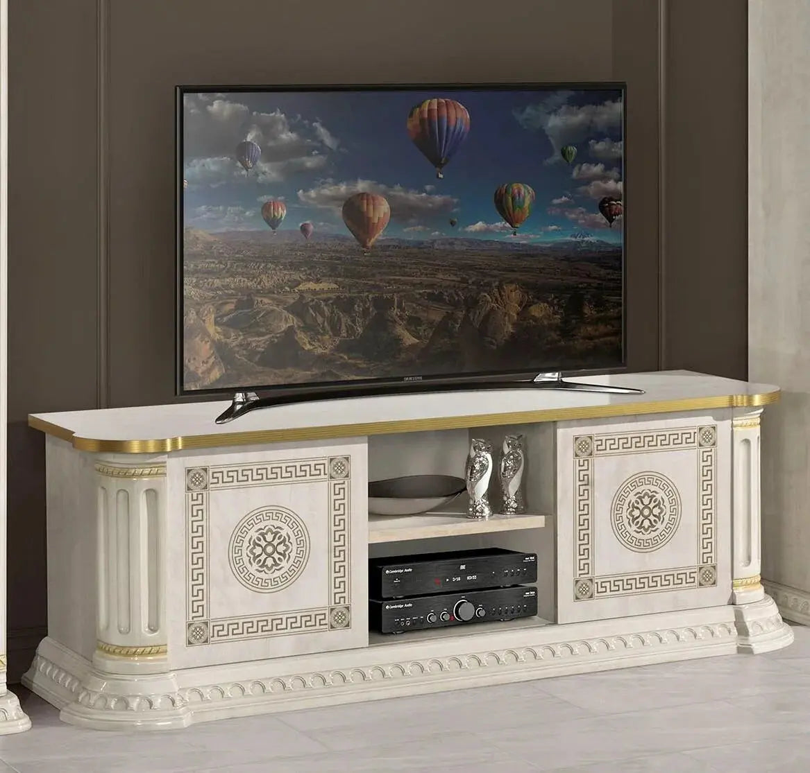 WŁOSKA NOWOCZESNA SZAFKA RTV AURORA  BEŻOWA 172 CM / ACCA DESIGN ACCA DESIGN
