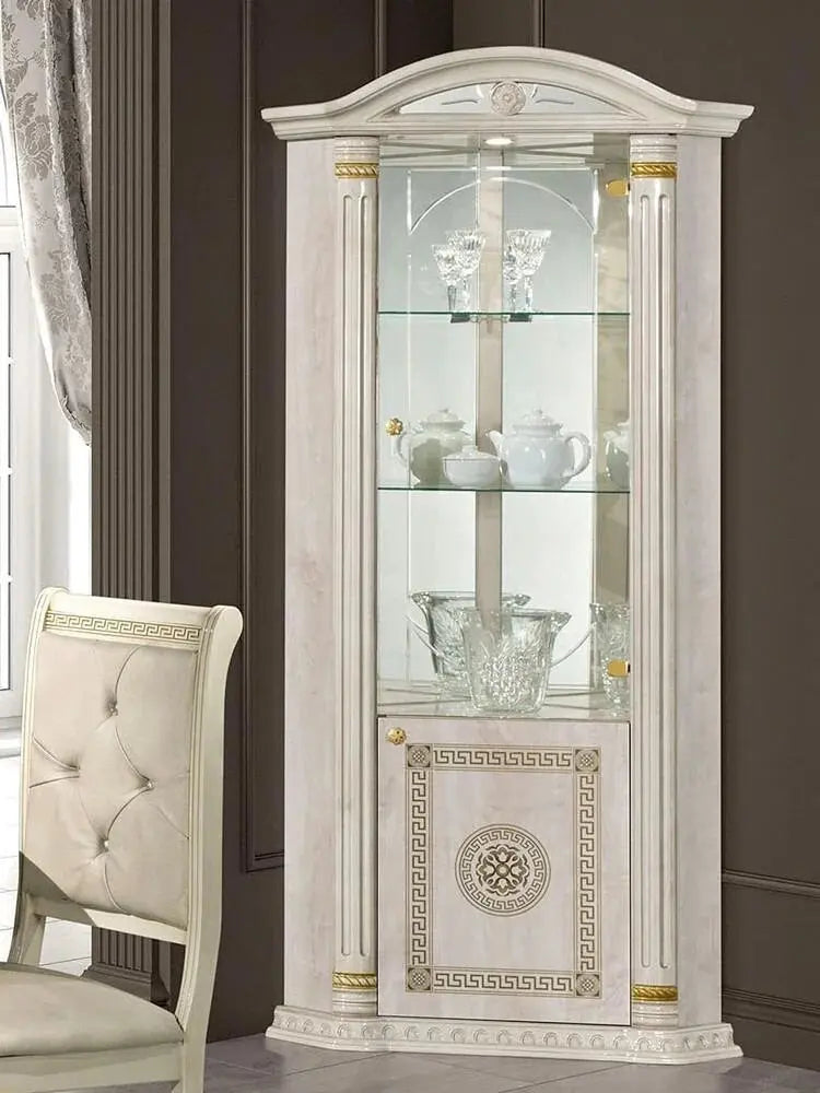 WŁOSKA NOWOCZESNA WITRYNA NAROŻNA AURORA BEŻOWA 67 CM/ ACCA DESIGN ACCA DESIGN