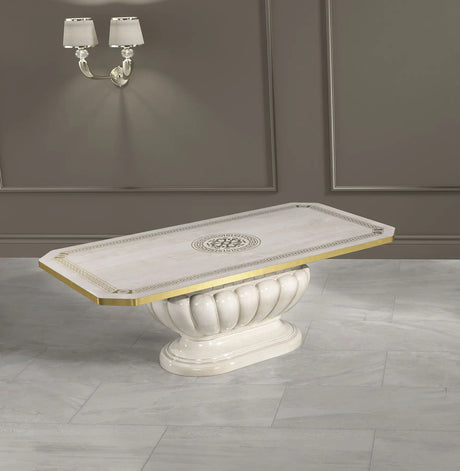 WŁOSKI NOWOCZESNY STOLIK KAWOWY AURORA BEŻOWY 130 CM / ACCA DESIGN ACCA DESIGN