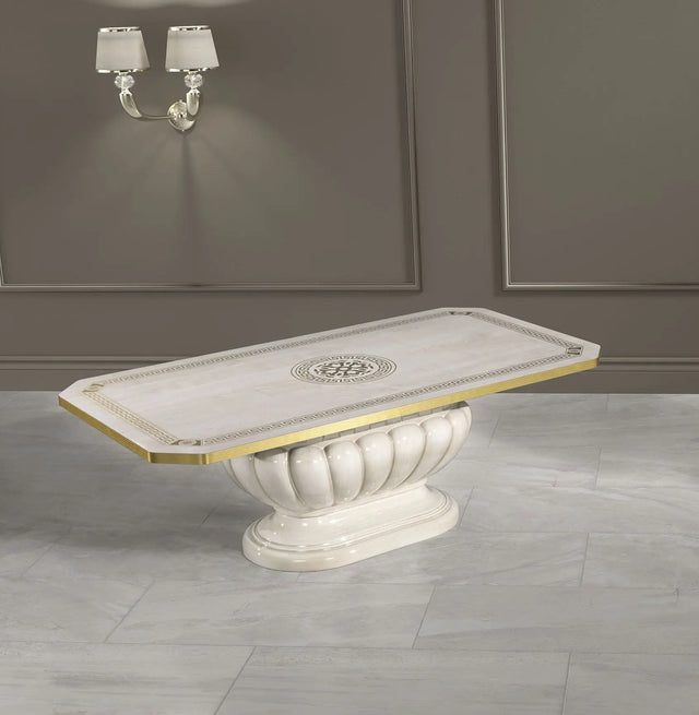 WŁOSKI NOWOCZESNY STOLIK KAWOWY AURORA BEŻOWY 130 CM / ACCA DESIGN ACCA DESIGN