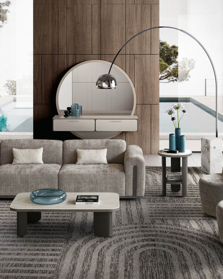 WŁOSKA KONSOLA WISZĄCA Z LUSTREM PERLA 158 CM / ARREDOCLASSIC