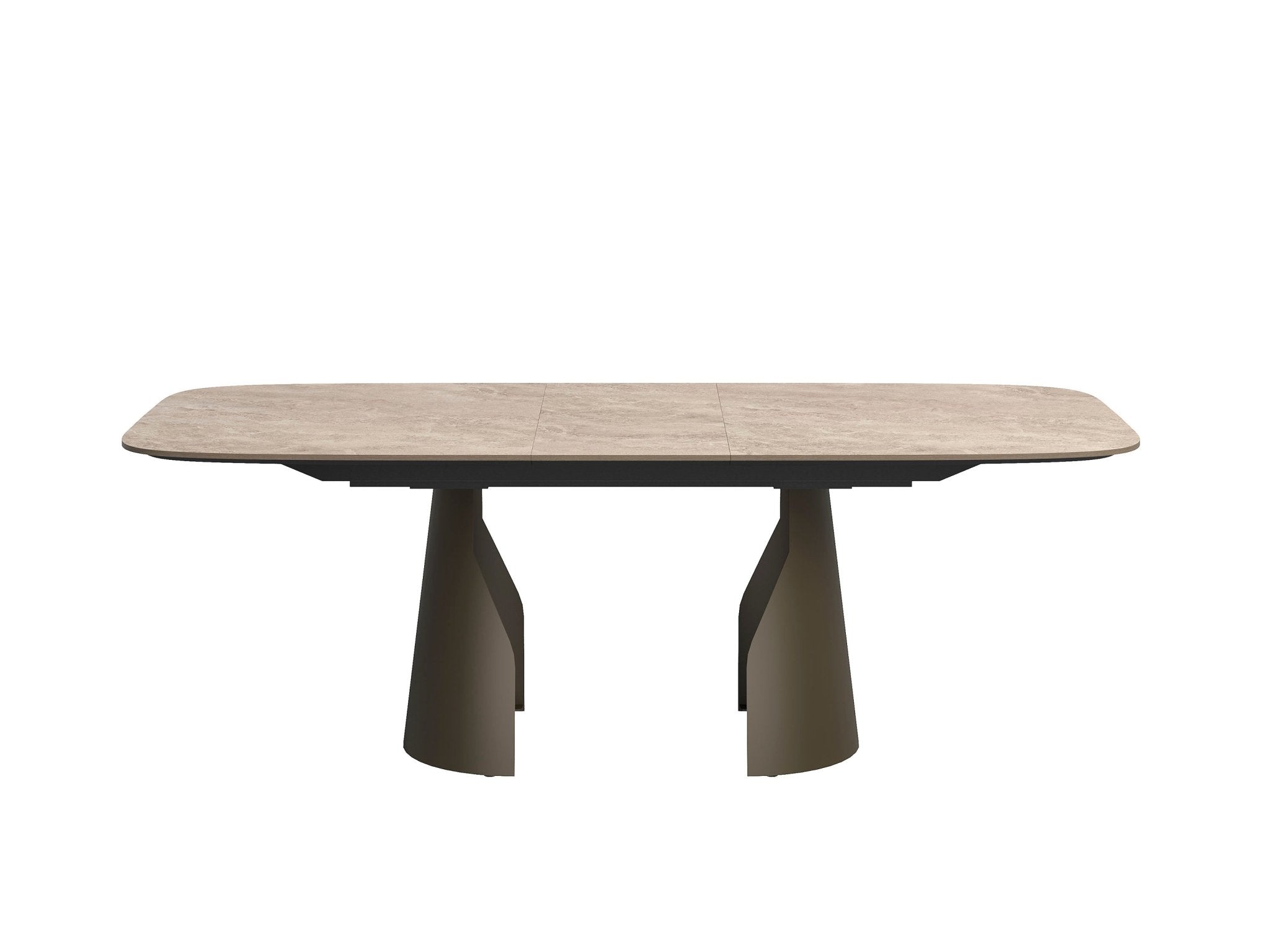 WŁOSKI NOWOCZESNY STÓŁ ROZKŁADANY PETRA 180 ( 221 ) CM / STATUS ITALY