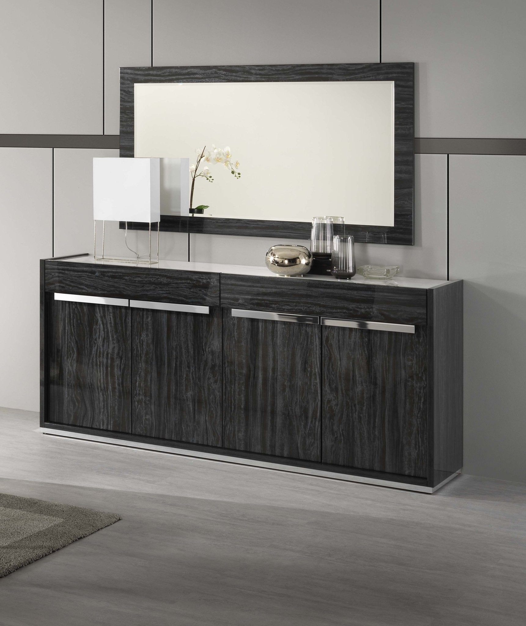 WŁOSKIE NOWOCZESNE LUSTRO 140 CM CHRISTINE / ACCA DESIGN