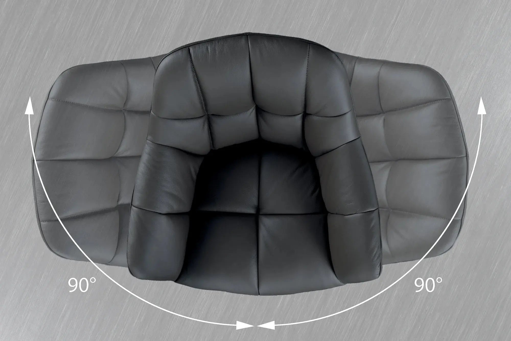 KRZESŁO OBROTOWE PAPILLON CZARNE 44594 / INVICTA INTERIOR Invicta Interior