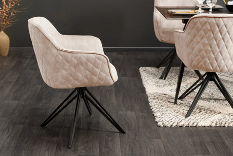 KRZESŁO EUPHORIA BEŻOWE / 40259 / INVICTA INTERIOR