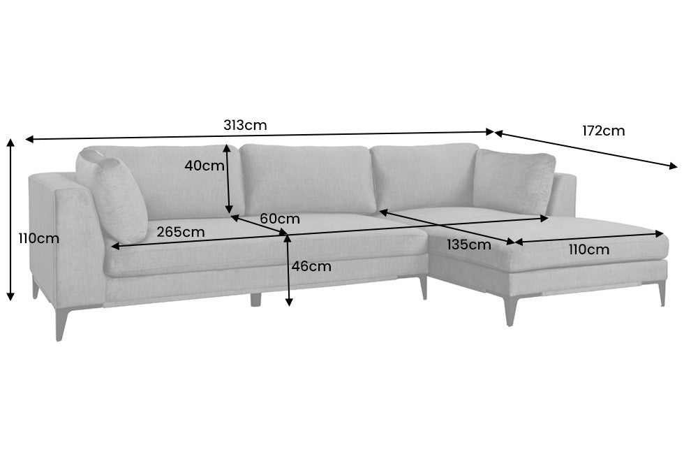 SOFA SIGNUM 3 OSOBOWA SZARA / 44449 / INVICTA INTERIOR -  Meblowy Sklep Internetowy Inventio
