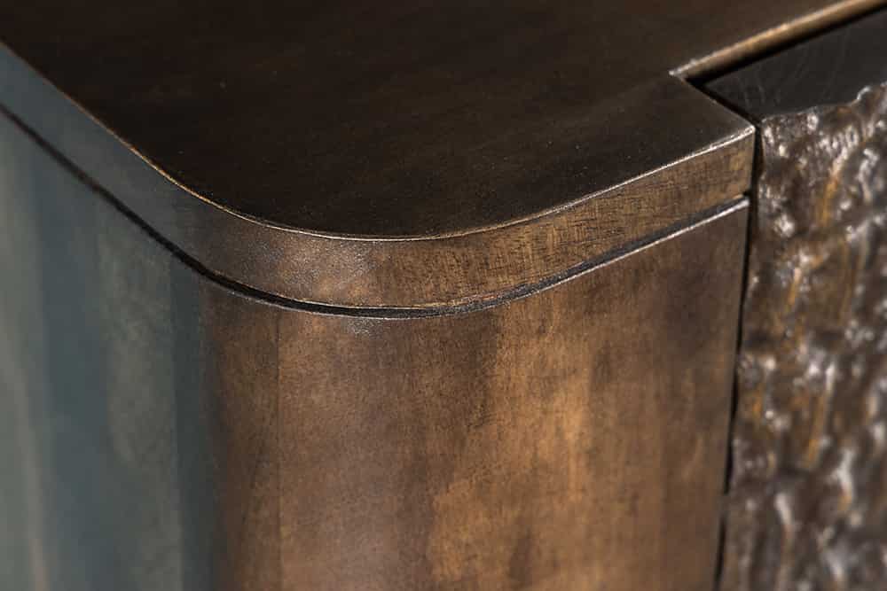 Komoda WYSOKA KROKODYL 120 CM BRĄZOWA / 44615  / INVICTA INTERIOR Invicta Interior